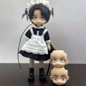 리바이인형 관절 피규어 진격의거인 하녀복 14cm 진격거굿즈 장식품