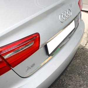 아우디 A6 트렁크 크롬 몰딩 상단 하단 AUDI