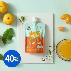[보리보리/CJ프레시웨이]아이누리 마시는 귤귤이 한라봉 100ml x 40팩 상온
