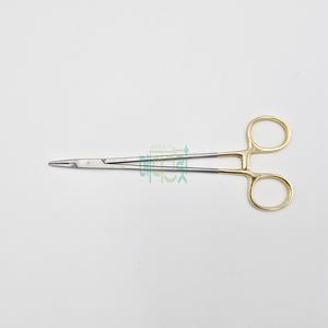 IMD 골드 니들홀더 18cm(유구/샤프타입) JT-24-622 [Debakey Needle Holder T/C]