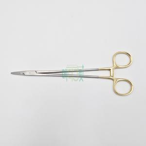 IMD 골드 니들홀더 20cm(유구/샤프타입) JT-24-623 [Debakey Needle Holder T/C]