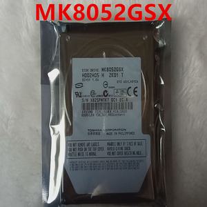 도시바용 HDD 80GB 2.5 인치 SATA 3 Gb/s 8MB 5400RPM 9.5mm 내장 하드디스크 노트북 MK8052GSX