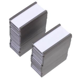 50pcs 자기 Labelsss C 채널 라벨 홀더 실용적인 가격 카드 프로텍터 클립 스티커