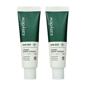 이지듀 DW EGF 크림 화이트 토닝 50ml 2개세트 기미 재생크림