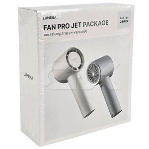 [루메나]LUMENA 루메나 프리미엄 휴대용 무선 선풍기 2개 화이트+블루 FAN PRO JET 무료배송 gx