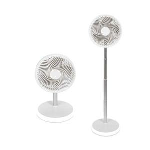 탁상용 키높이 무선 조명 선풍기 KRF-8034LWH/크루거 책상 미니 충전식 선풍기 캠핑 사무실