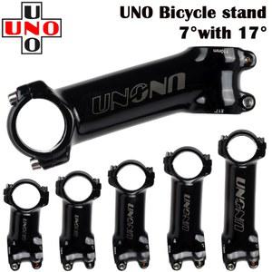 자전거 스템 로드 UNO 블랙 초경량 7 17 35도 MTB 도로 포크 28.6 31.8mm 60/70/80/90/100/110/120/130mm 킹 Kalloy 부품