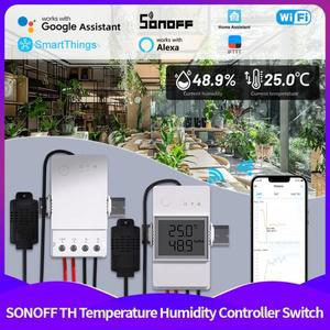 SONOFF TH Elite Origin Wifi 온도  컨트롤러 스위치 THS01/WTS01 센서 포함 Diy Smart Thermostatic