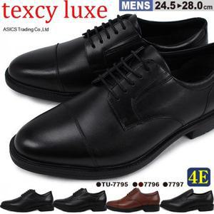 10035663 Texcy Luxe 4E Wide 7795 / 7796 7797 ASICS Shoji Lightweight Cowhide Business Shoes Rakuten