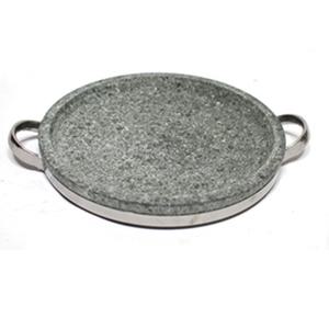 돌판(4)  26cm  / 장수곱돌 불고기판 구이판 삼겹살 높이 4cm 돌솥