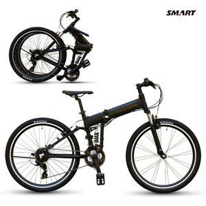 [씨티크루저]스마트 시마노24단 풀서스펜션 알루미늄 접이식 MTB 자전거 씨티크루저 CMF24