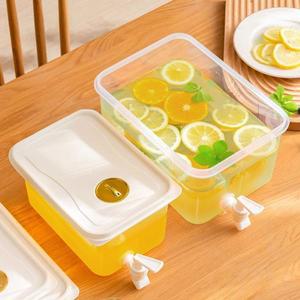 술냉장고 미니 쇼케이스 3L/5L 냉장고 차가운 주전자 대형 음료 디스펜서 수도꼭지 과일 레모네이드 병 냄