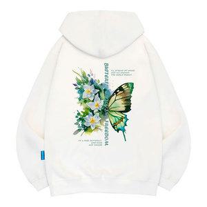 엘라모 기모H 릴리플라이 후드티 남녀공용 빅사이즈 M~4XL