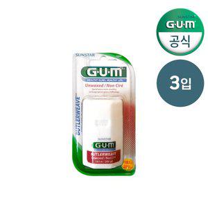 GUM 검 치과 위브 언왁스 대용량 치실(183m) 1040 3개입
