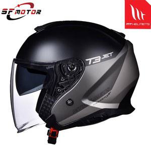 MT THUNDER3 JET 자전거 전자 라이너 커패시턴스 DOT M 스쿠터 Casco 하프 ECE 오토바이 Moto 헬멧 3XL De 여름 라이닝