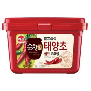 해표 순창궁 태양초 골드고추장 1kg x 2개