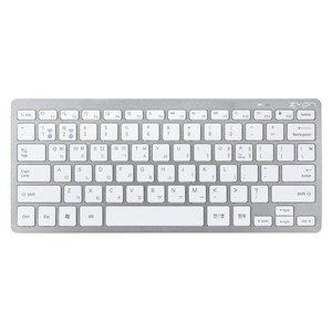 [기타]블루투스 키보드 BT-K1000 화이트 자이온
