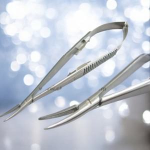 미세 수술용 겸자 카스트로비죠 니들 홀더 곡 Castroviejo Needle Holder Curved 의료용핀셋집게 수술용가