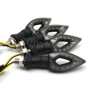 혼다 호환 CBR 600 F3 F4 F4i 1000 RR 닌자 ZX 6R 9R 범용 LED 방향 지시등 4x
