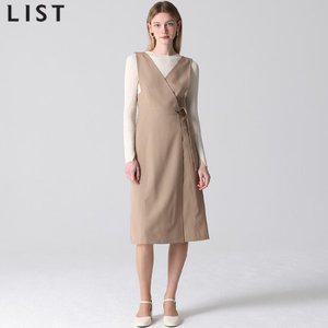 [리스트(LIST)] 랩 디자인 레이어드 원피스 (택가격 318000원)