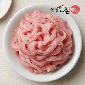 [농협안심한돈]국내산 한돈 등심 잡채용 (500g/냉장)