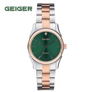 (GEIGER) 여성 다이아몬드 메탈시계 GE1256GNRCB