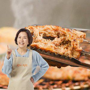 [기타][쇼핑엔티 단독방송!] 이성미의 꼼꼼한 떡갈비 80g × 50장 (총 4kg)