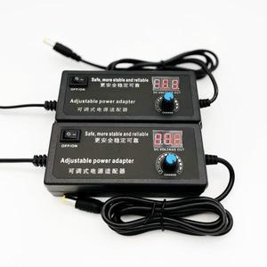 조정가능 전원 공급 장치 DC3-12V1A 2A 5A AC 범용 어댑터 연결 플러그 AC-DC 220V 110V 3V-24V2A 3A EU US
