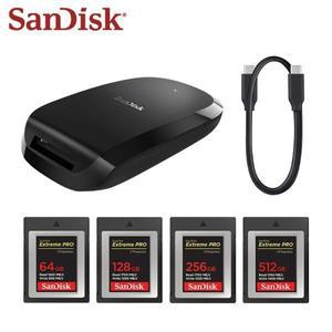 카메라 제습 보관 SanDisk Extreme PRO CFexpress B 타입 카드, 카메라용 리더 포함 메모리 최대 1700 Mb/s