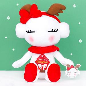 [XBI40N01]또로와로로 로로 성탄 봉제인형 45cm 실크트리