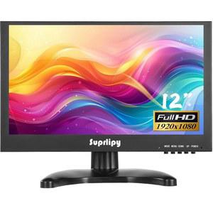 SUPPLY 12인치 미니 소형 HDMI 모니터 1920X1080 16:9 IPS 메탈 하우징 LCD 디스플레이 화면 지원 HDMI /VGA /AV /BNC 입력 내장 라운지 스피커 PC CCTV 보안 카메라 RASPI