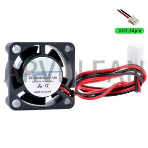 마이크로 장비 프로젝터 라우터한 소형 냉각 FAN ACP2510 2.5cm 25mm 25x25x10mm DC5V 12V 24V 2 핀