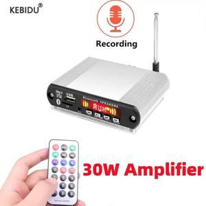 자동차 CD MP5플레이어 블루투스 5.0 앰프 MP3 WMA 디코더 보드 DIY 쉘 박스 USB TF 모듈 녹음 지원 5V 12V