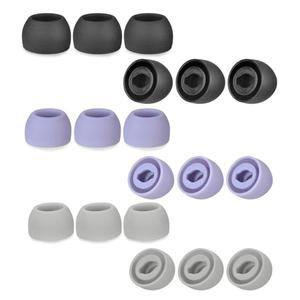 Galaxy Buds Pro용 실리콘 이어버드 팁 Samsung R190 헤드폰 플러그 6쌍 LMS용 교체용 이어 젤 캡