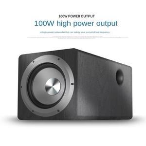 IBASS 6.5인치 서브우퍼 100W 고출력 홈 시어터 액티브 스피커 사운드 시스템 TV 컴퓨터 에코 월 데스크탑