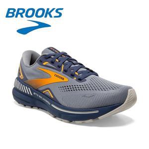 Brooks BR23 시리즈 그레이 오렌지 남성용 크로스 컨트리 운동화 통기성 야외 하이킹 내마모성 스포츠 신발