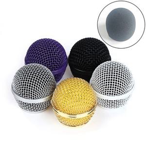 Shure SM58 무선 마이크 교체 호환   금속 그릴  파티 헤드 부품 1개