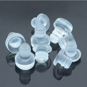 투명 엄지 손나사 직결 고무 가구 원형 범퍼 플랫 노브 볼트 나사지름 6mm 10개묶음