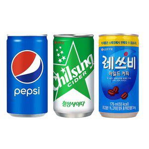 [기타]소캔음료 3종혼합 칠성사이다 10캔 + 펩시 10캔 + 레쓰비 10캔 (총 30캔)