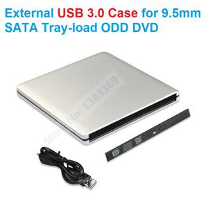 NIGUDEYANG-외장 USB 3.0 슬림 SATA 인클로저 캐디 케이스 노트북 CD/DVD 광학 드라이브 9.5mm DVD 홀수