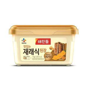 해찬들 한식 시골 만능 고기집 찌개용 맛있는 집 맛 된장 재래식된장 3kg 1개