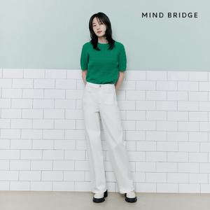 마인드브릿지 세미와이드화이트데님팬츠 MYDP3215