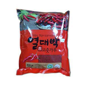 열대박 [유통기한 25.8.19] 중국산 찜용 고춧가루 2.5kg