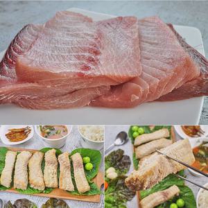 포항 죽도시장 자연산 돔배기 추석 상차림 제사 음식 주문 산적 제수용 상어 고기 1kg