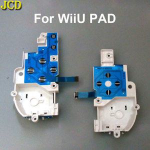 JCD L R 왼쪽 오른쪽 WIIU Wii U 패드 게임용 전도성 필름 브래킷이있는 리본 플렉스 케이블
