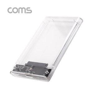HDD 케이스(2.5형)HDD SSD 투명 SATA I II III to USB (WFFQIBG)