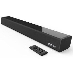 HDMI-ARC, Bluetooth 5.0, 광동축 USB AUX 연결, 스피커 4개, EQ 3개, TV용 110dB 서라운드 사운드바 홈 시어터 오디오 시스템 포함 베스티산 28인치 80W