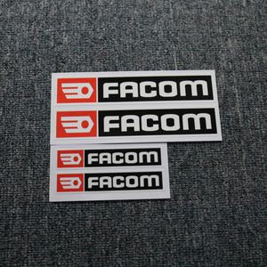 자동차 오토바이 또는 다양한 표면에 비닐에 인쇄 된 FACOM 스티커 용 2 개 키트 장식 데칼 스티커