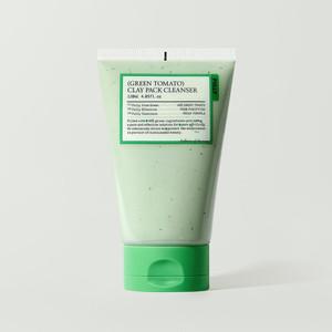 풀리 모공 세정 데일리 각질 케어 비건 그린 토마토 클레이 팩 클렌저 120ml