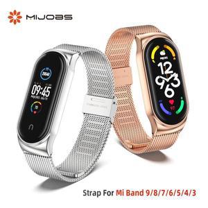 Mi Band 9 8 7 6 5 4 3 손목 밴드 팔찌 Xiaomi 스마트 스트랩 시계 Amazfit